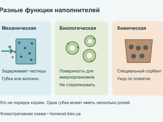 Как чистить аквариумный фильтр и ухаживать за наполнителями