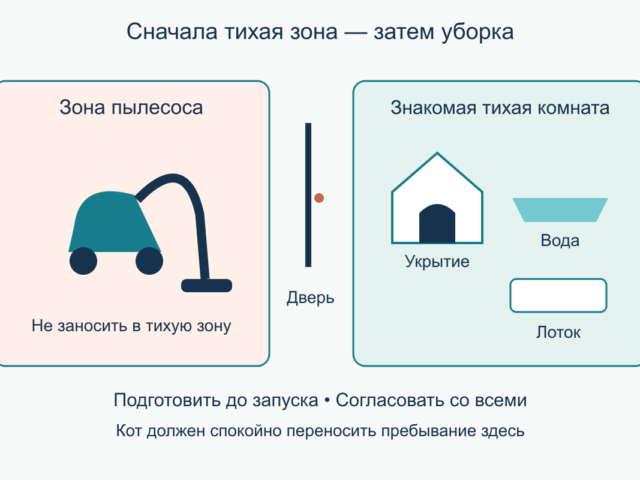 Кот боится пылесоса: как постепенно приучать к бытовым звукам